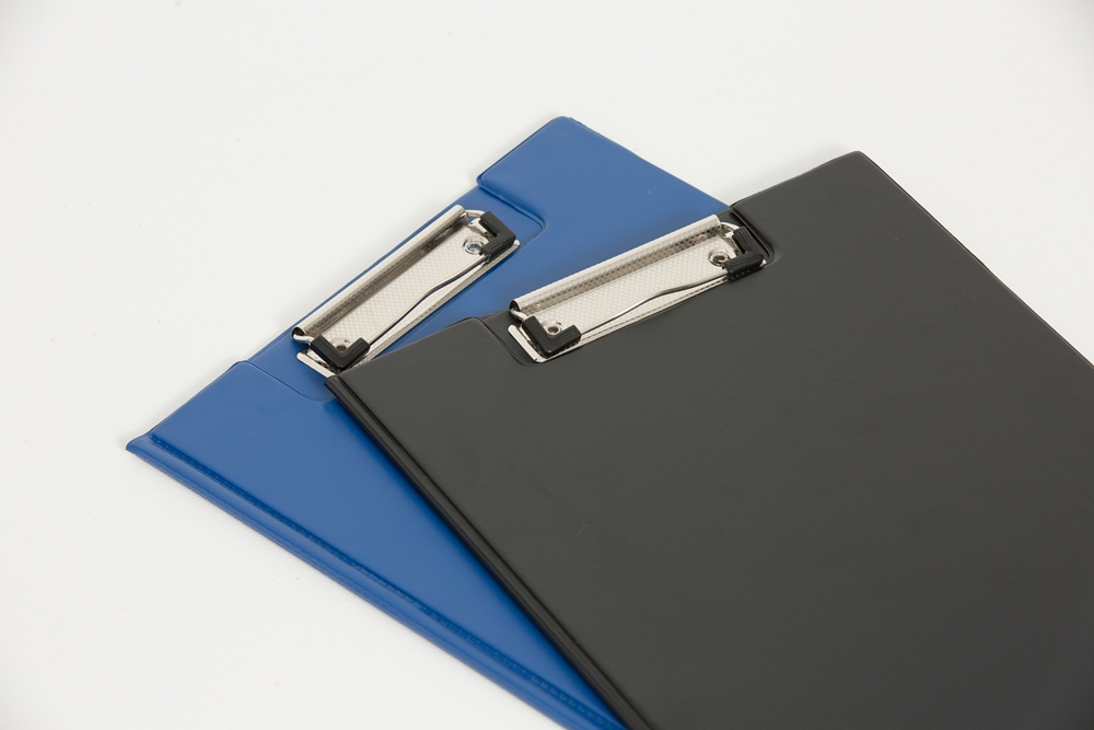 PVC Double Sided Clipboard with Pocket Board Clip