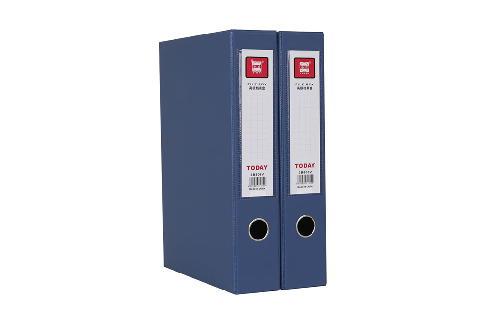 PVC File Box with Metal Clip
